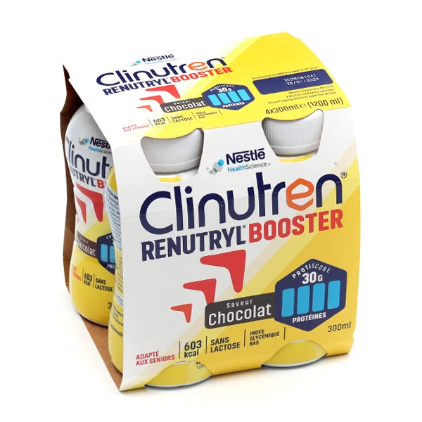 Clinutren® / Renutryl Booster – Saveur Chocolat – Bouteille 300 ml