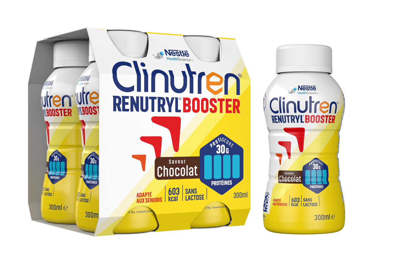 Clinutren® / Renutryl Booster – Saveur Chocolat – Bouteille 300 ml