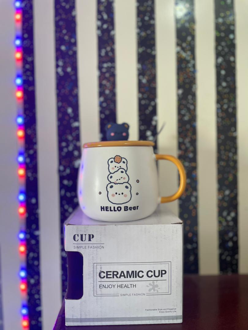 Mug en Céramique Pratique pour Café, Thé ou Chocolat Chaud