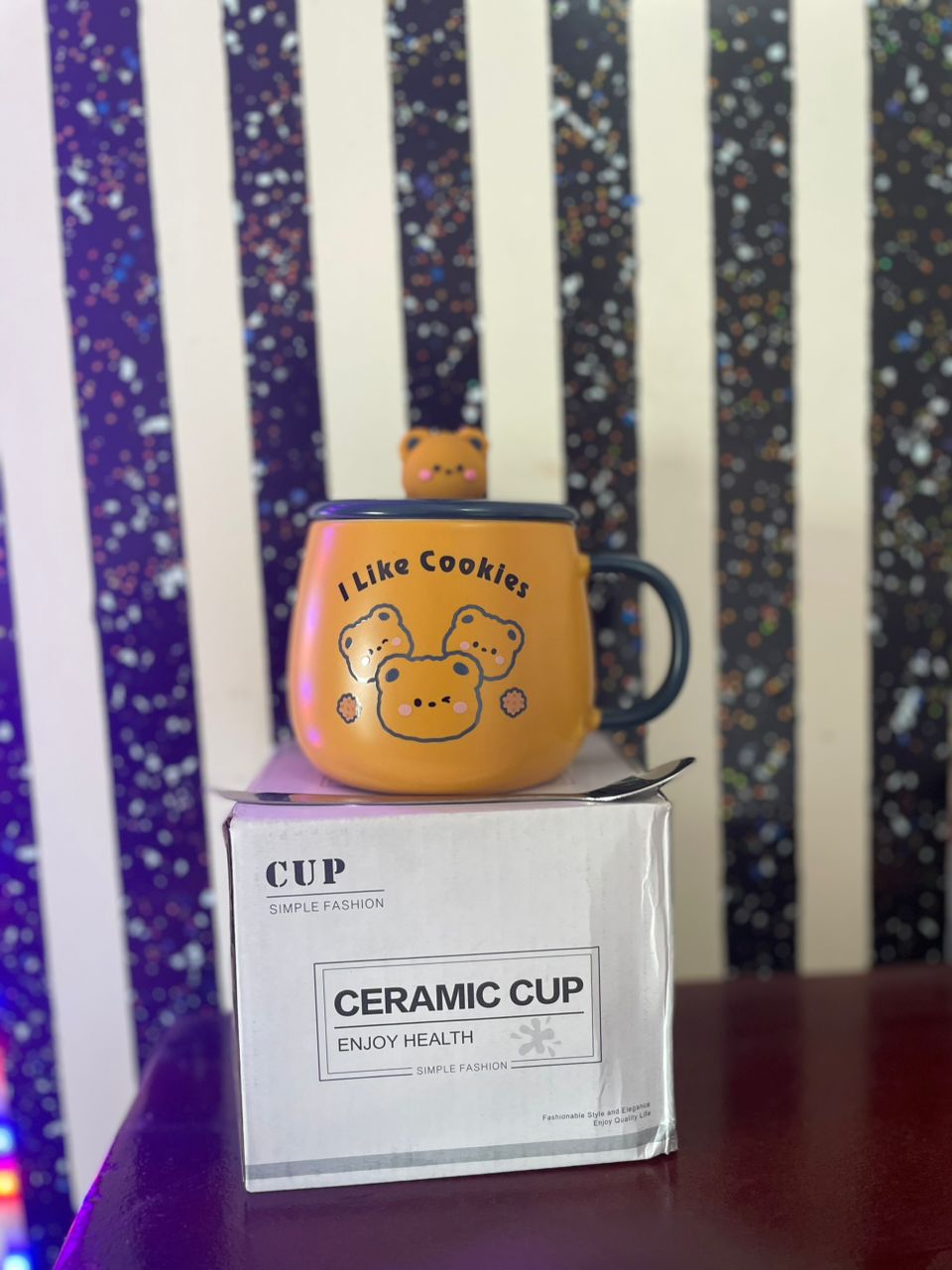 Mug en Céramique Pratique pour Café, Thé ou Chocolat Chaud