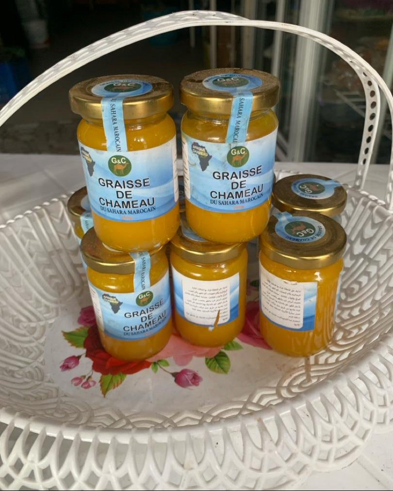 Pot de 200g – Graisse de Chameau du Sahara Marocain