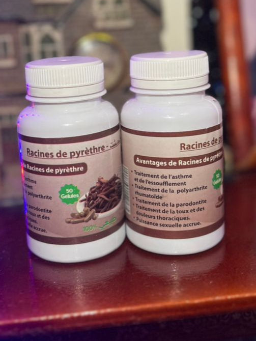 Gélules de Racine de Pyrèthre – Tonus & Vitalité Naturelle